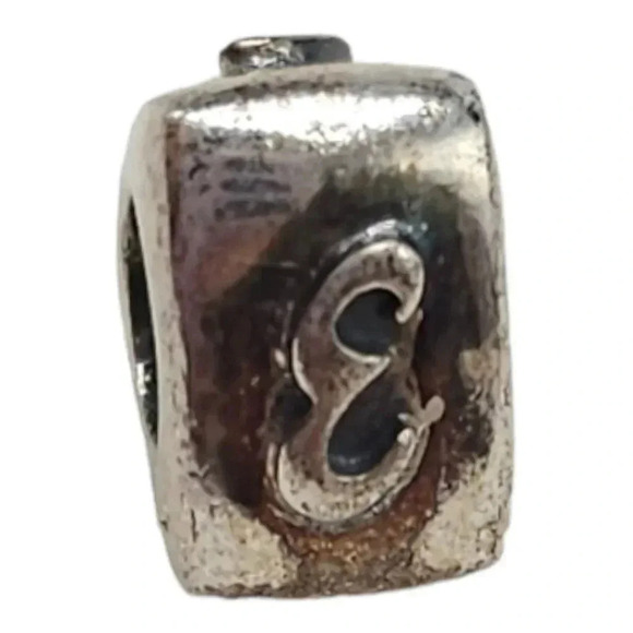 Tara’s Diary Initial E Bead Made in Ireland Sterling NOS Celtic Trinity Knot - Picture 1 of 4